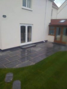 Guernsey landscaping design patio slabs Bernie's Gardening Services