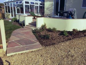 Guernsey landscaping design garden paving Bernie's Gardening Services